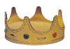 Child's Plastic Jeweled Crown