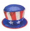 Red, White & Blue Top Hat
